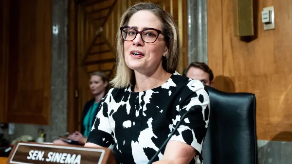 Sinema is the center of attention.