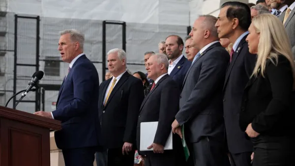 Speaker McCarthy and Republicans just marked their first 100 days in the House majority