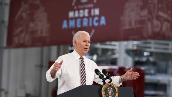 U.S. President Biden visits Mack-Lehigh Valley Operations Manufacturing Facility in Macungie, Pensylvania