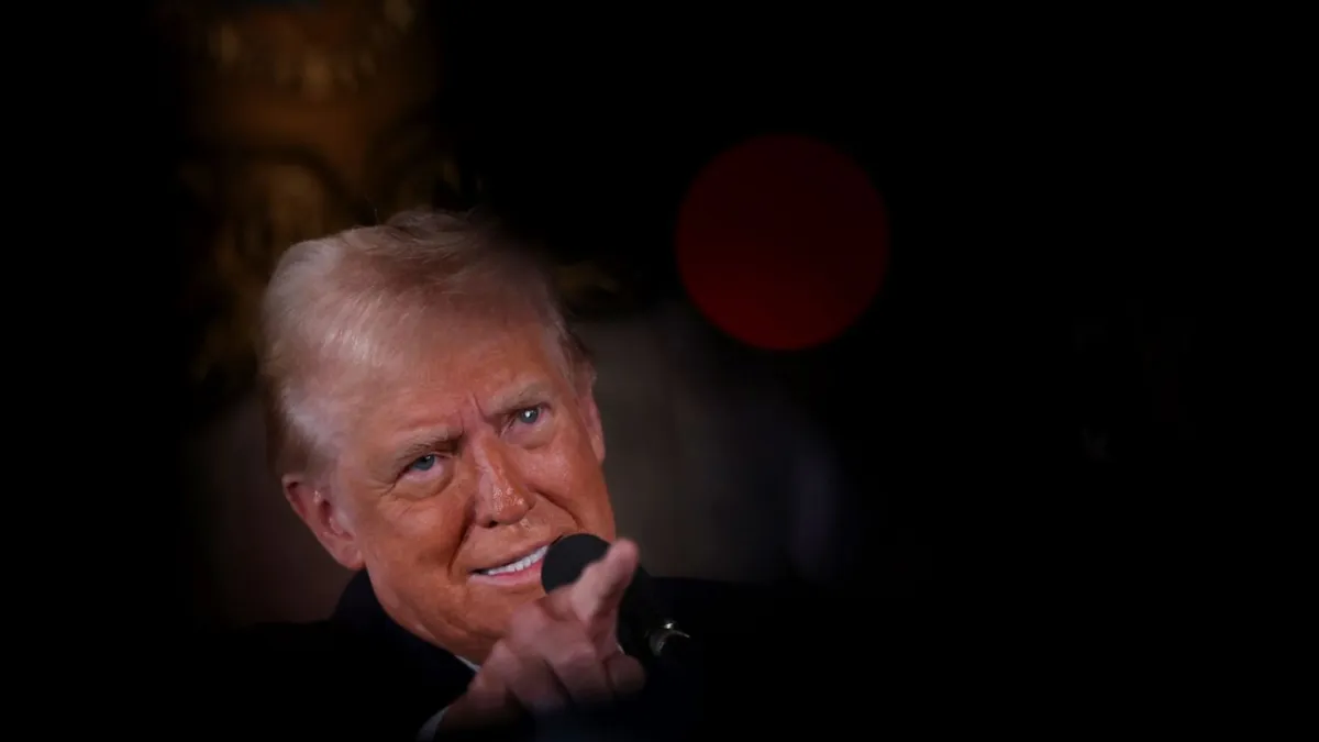 Trump at Mar-a-Lago today Trump at Mar-a-Lago today