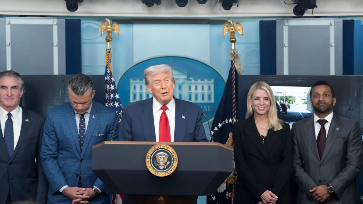 Trump and administration officials on Monday