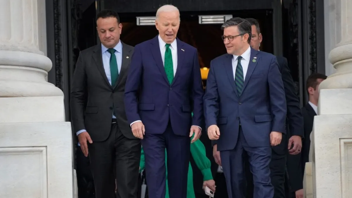 Biden and Johnson on Friday Biden and Johnson on Friday