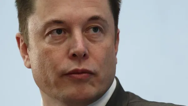 Tesla Chief Executive Elon Musk attends a forum on startups in Hong Kong