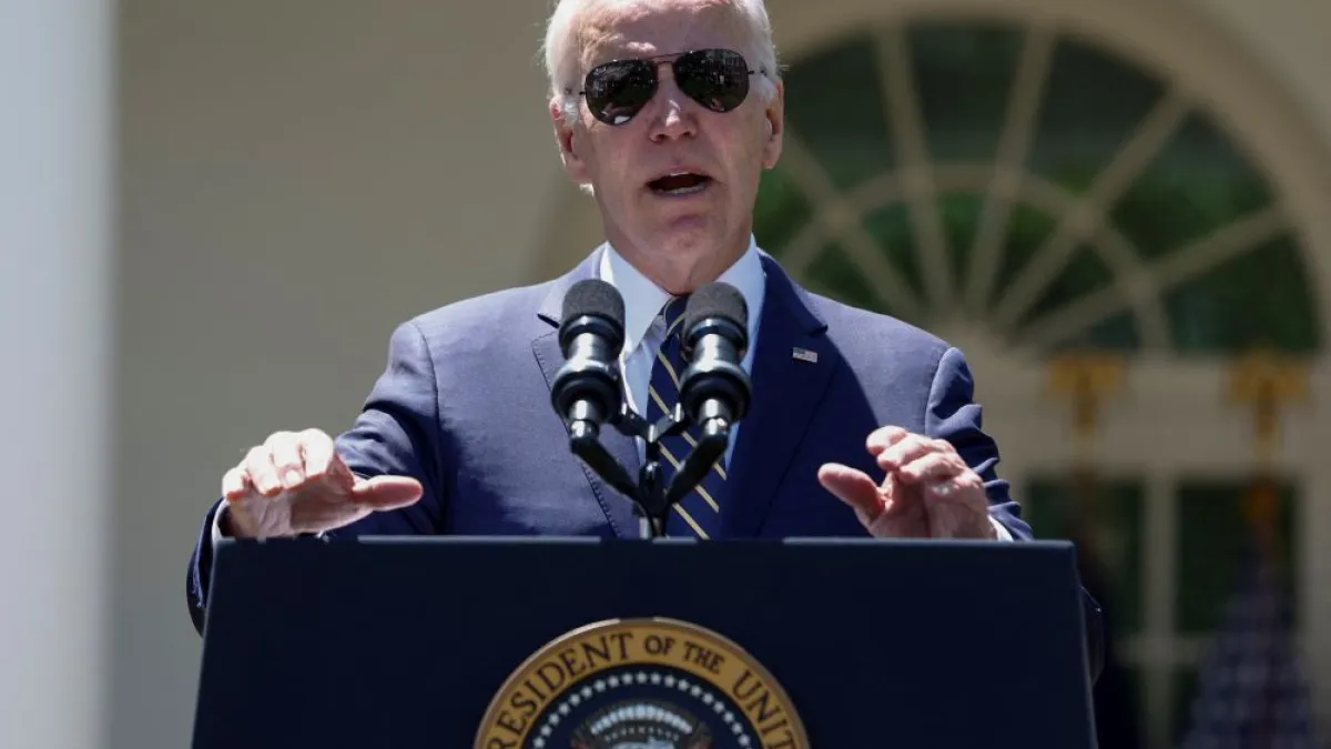Biden said budget talks are "making progress." Biden said budget talks are "making progress."