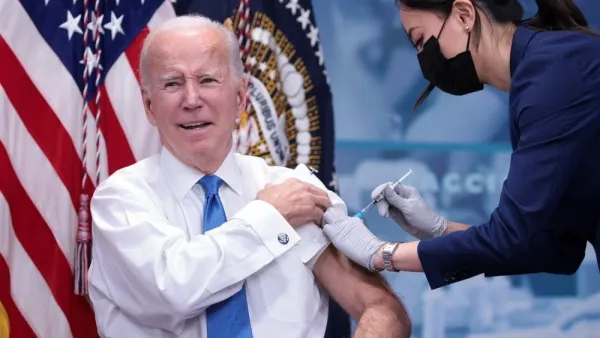 Biden gets his booster.