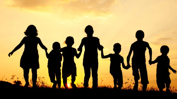 Children in shadow