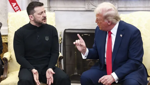 Trump and Zelensky got heated.
