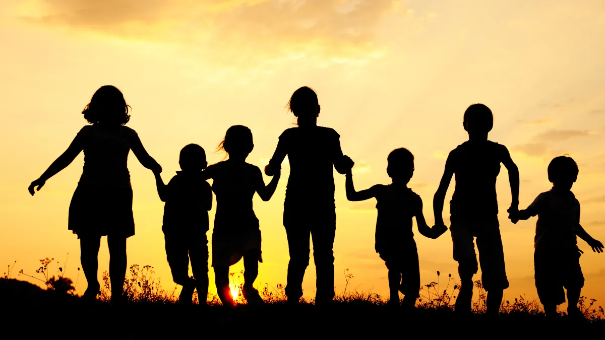 Children in shadow Children in shadow