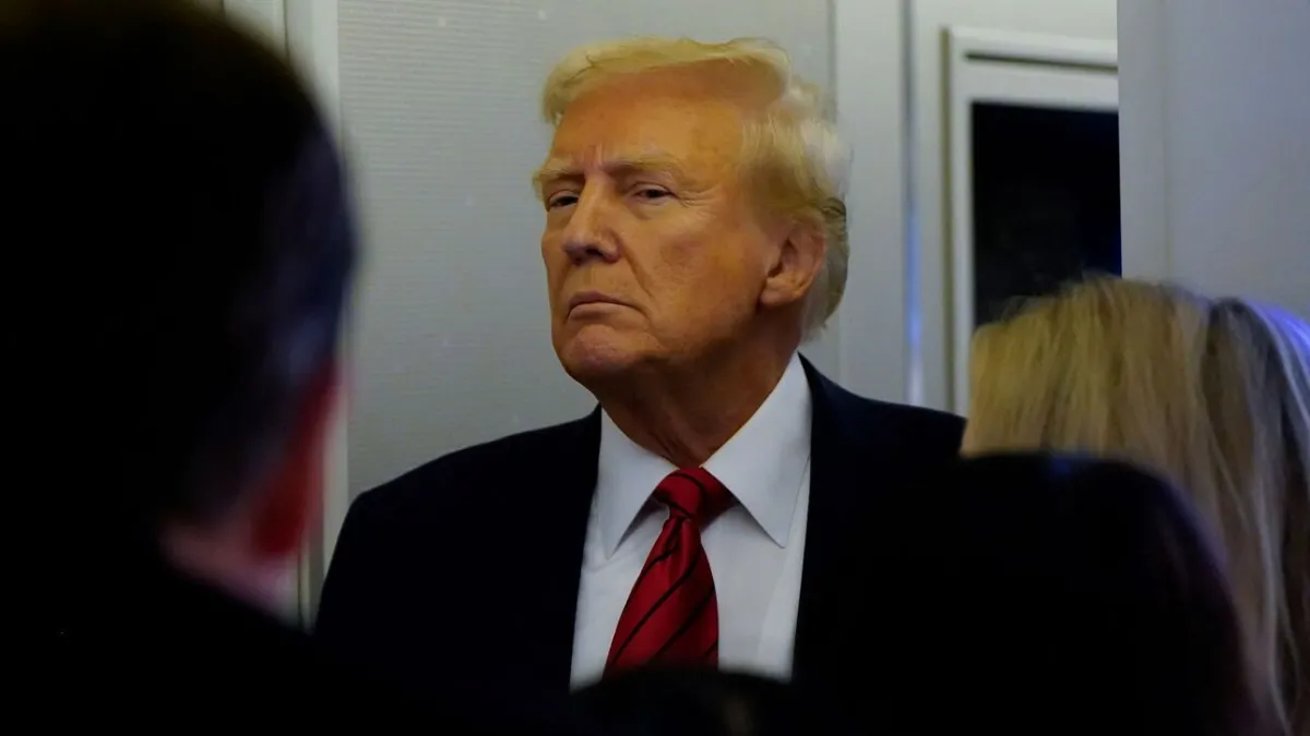 Trump on Monday (Reuters)