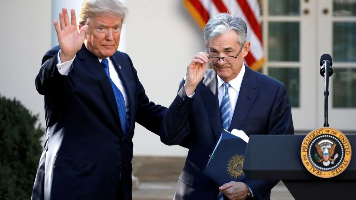 Trump and Powell were on better terms back in 2017.
