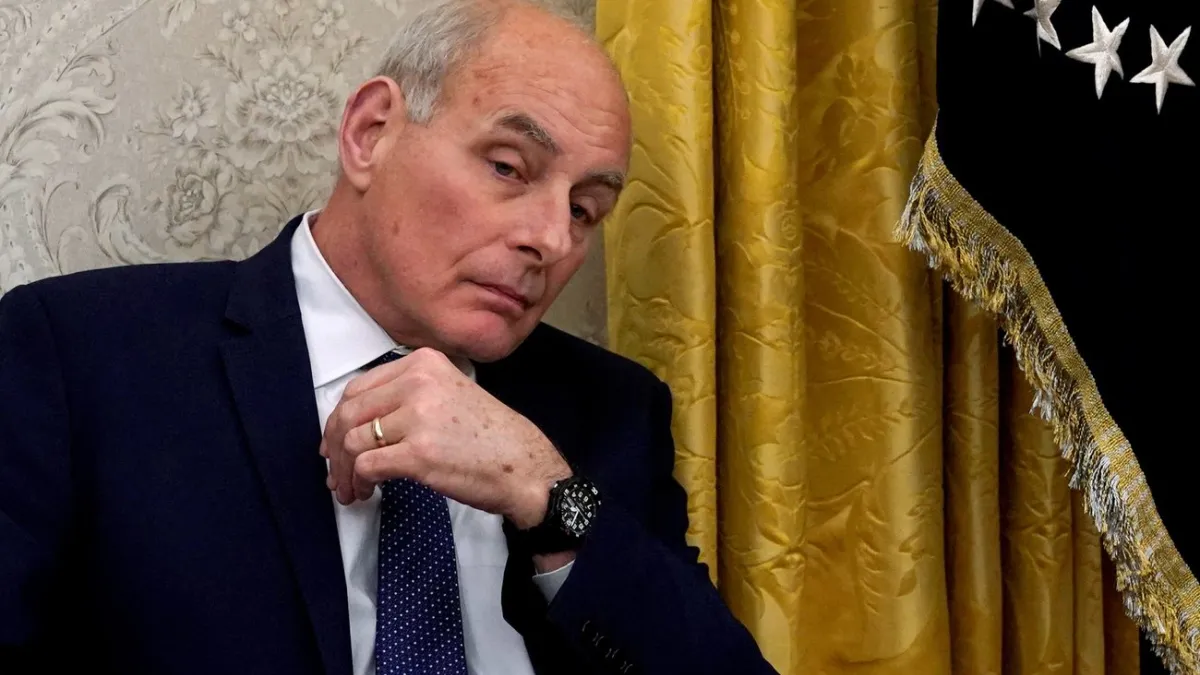 John Kelly at the White House in 2018