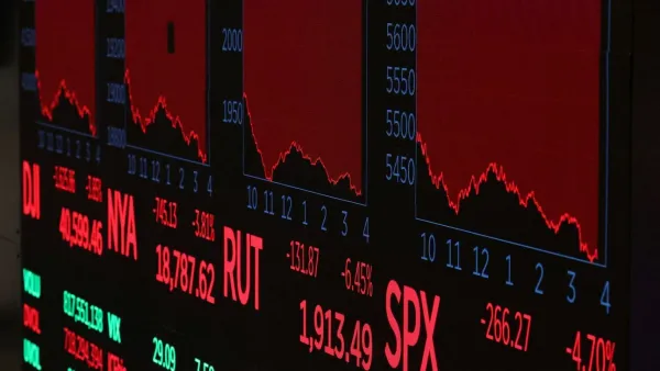 Investors were seeing red after Trump's tariff announcement.