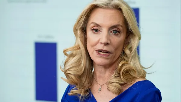 National Economic Advisor Lael Brainard at a White House press briefing in January