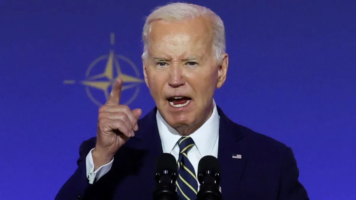Biden at a NATO event Tuesday