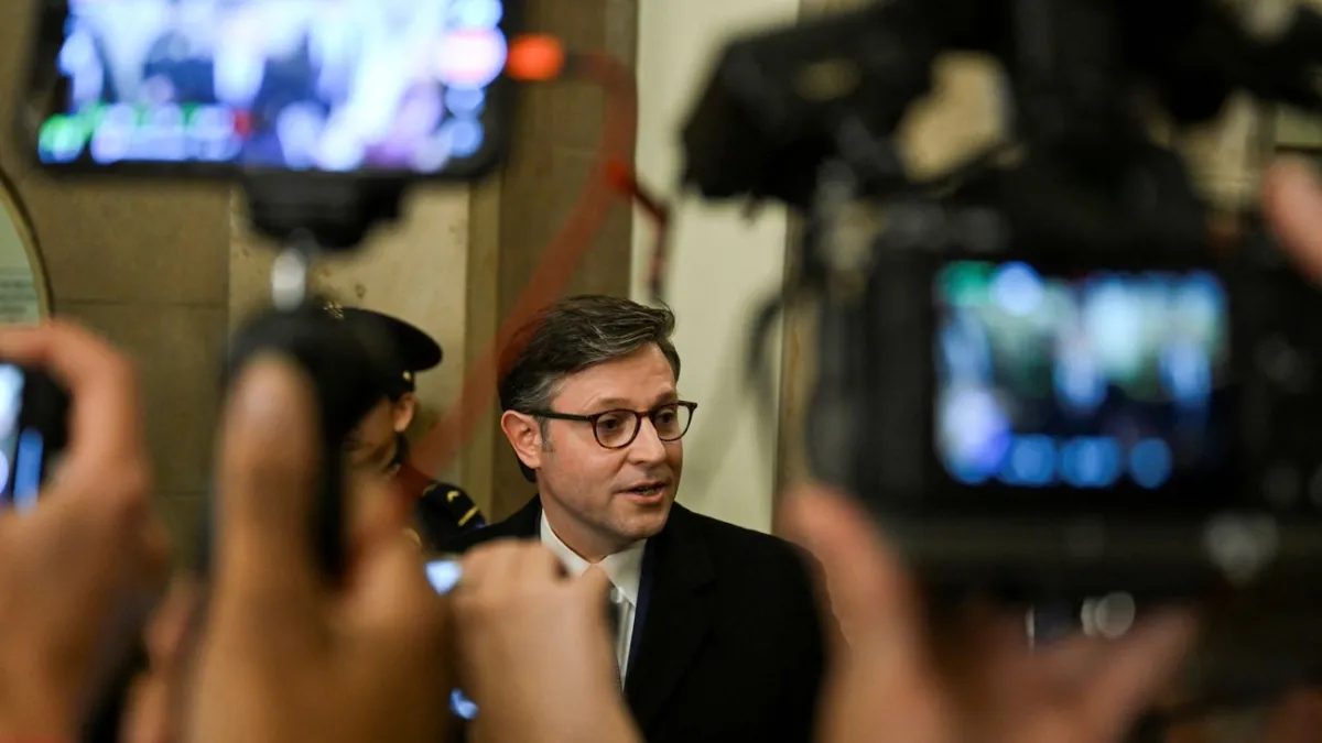 Johnson says Republicans will work out their legislative strategy.