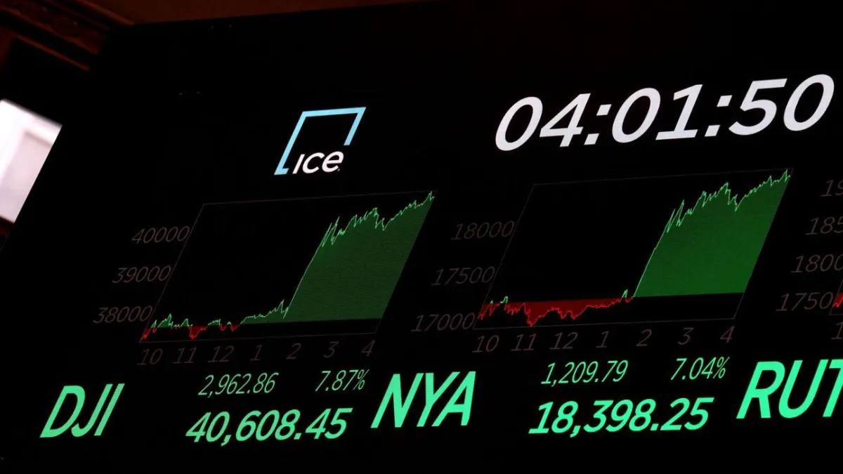 Stocks shot higher after Trump hit pause on his latest tariffs.