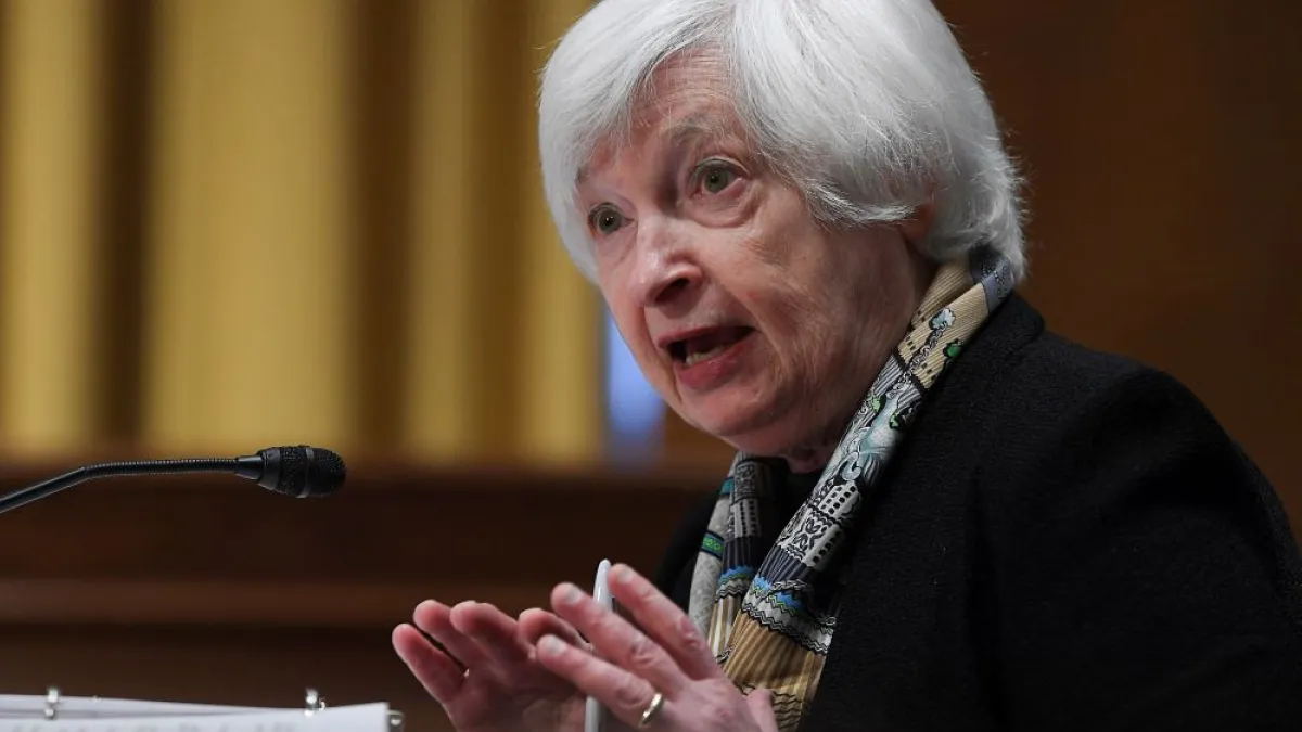 Yellen said Treasury won't be able to pay all its bills by June 5. Yellen said Treasury won't be able to pay all its bills by June 5.