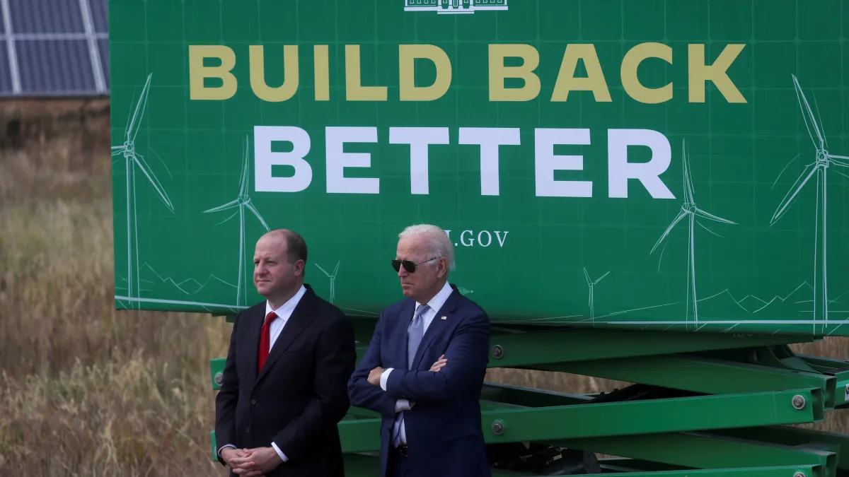 FILE PHOTO: U.S. President Joe Biden visits the Flatirons Campus Laboratories and Offices of the National Renewable Energy Laboratory (NREL), in Arvada