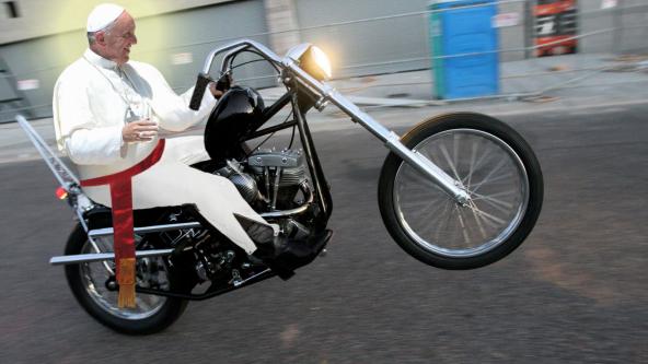 The Pope’s Holy Harley: $52,000