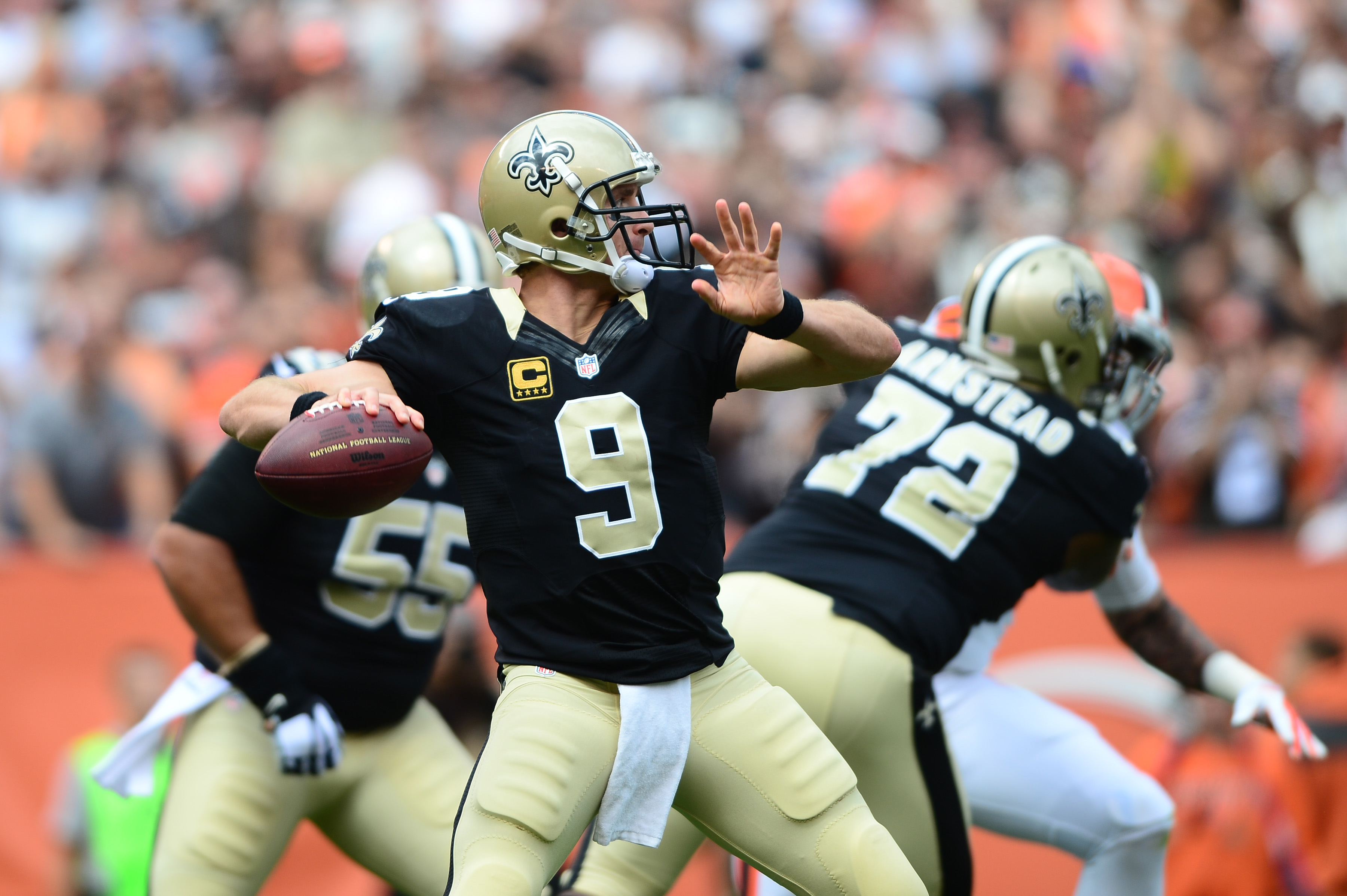 NFL: New Orleans Saints at Cleveland Browns