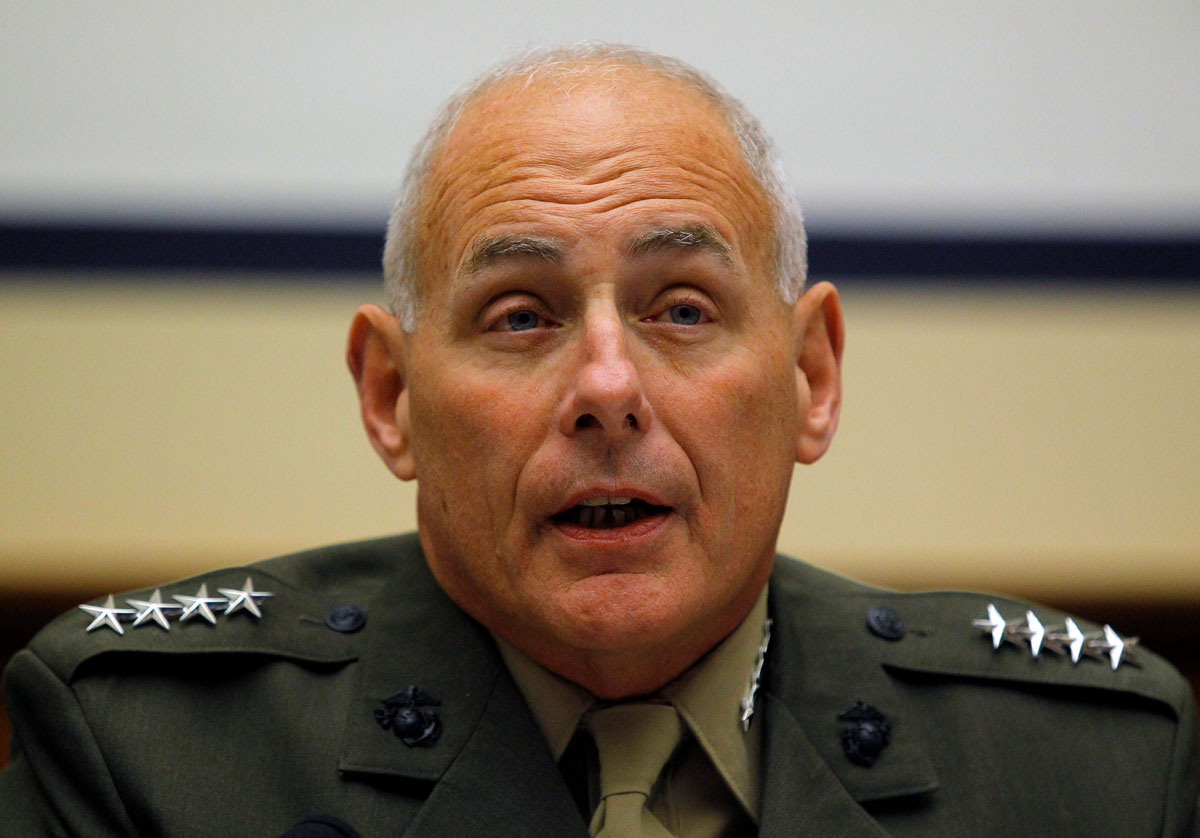 USMC General Kelly testifies before House Armed Services Committee in Washington