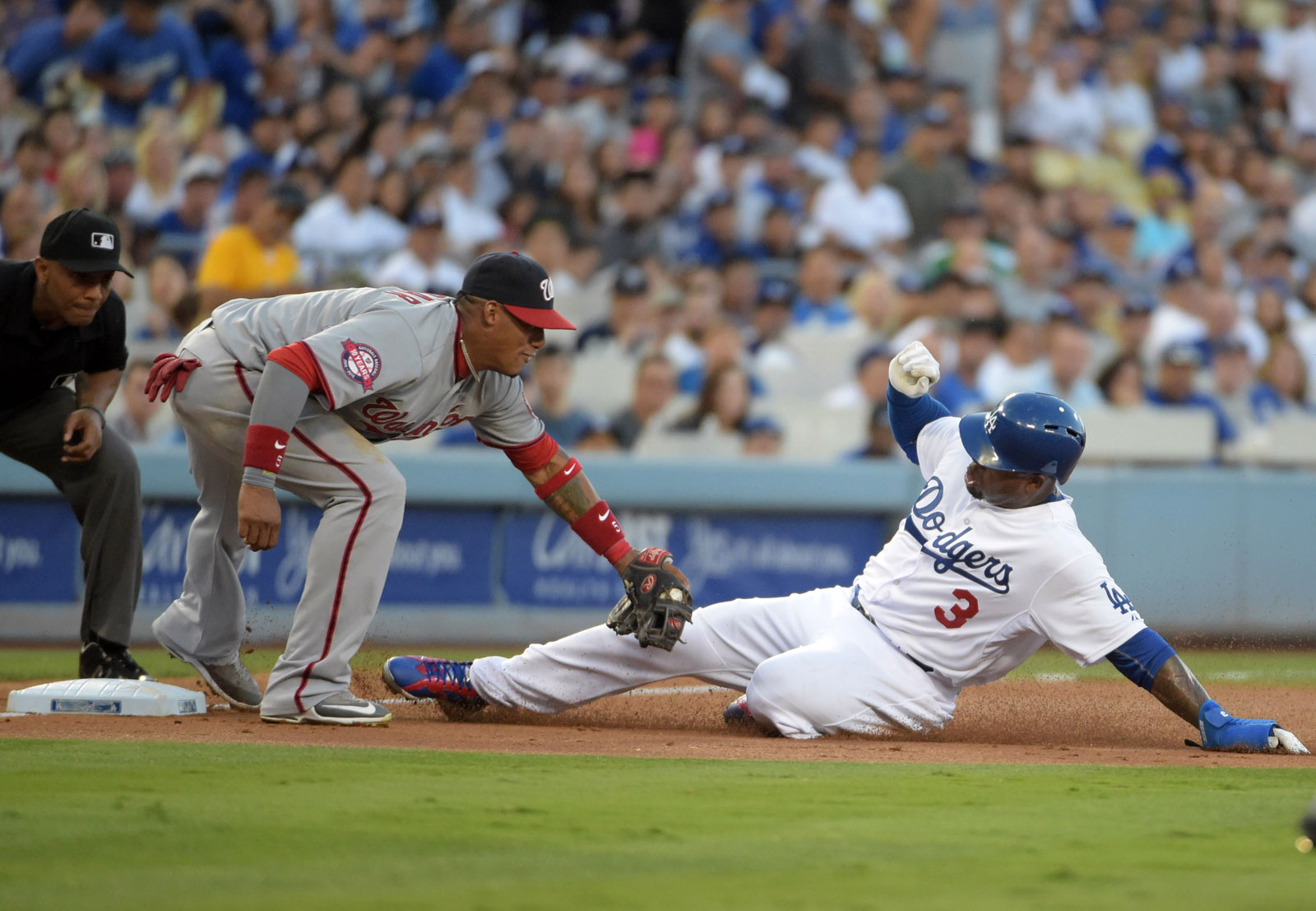 MLB: Washington Nationals at Los Angeles Dodgers