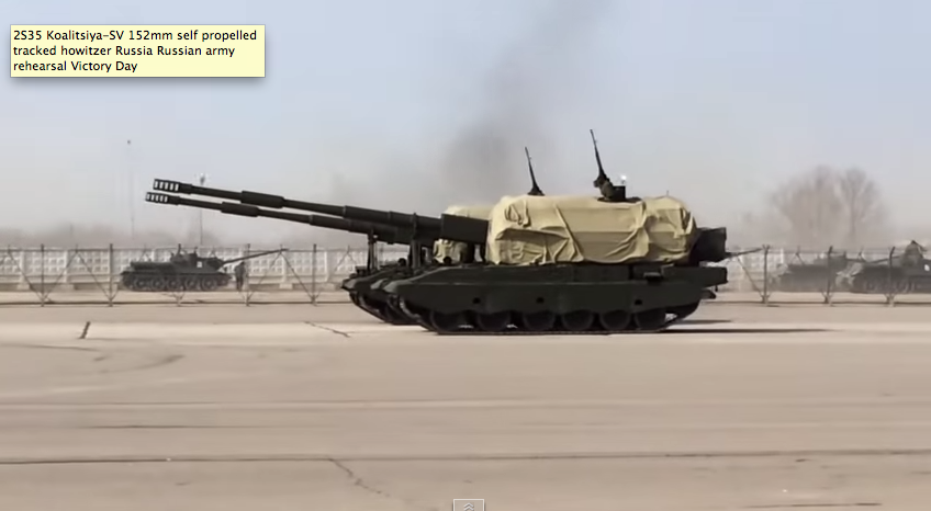 2S35 Koalitsiya-SV Self-Propelled Howitzer