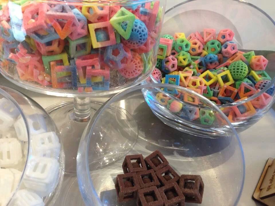 3D printed candies 