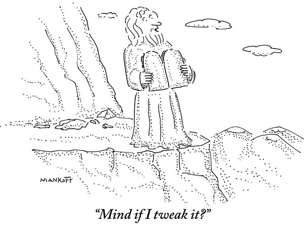 “Mind if I tweak it?”