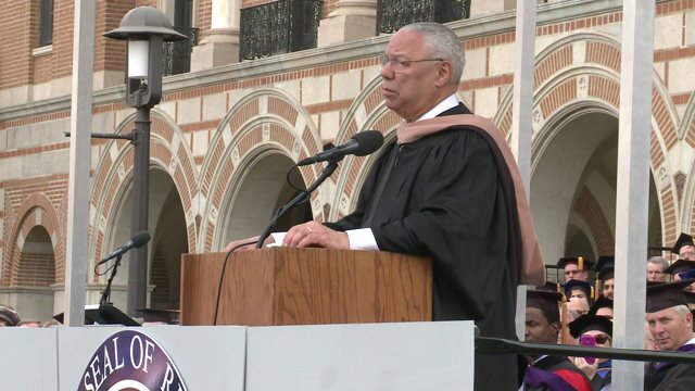 Colin Powell on Graduating Without Straight A’s