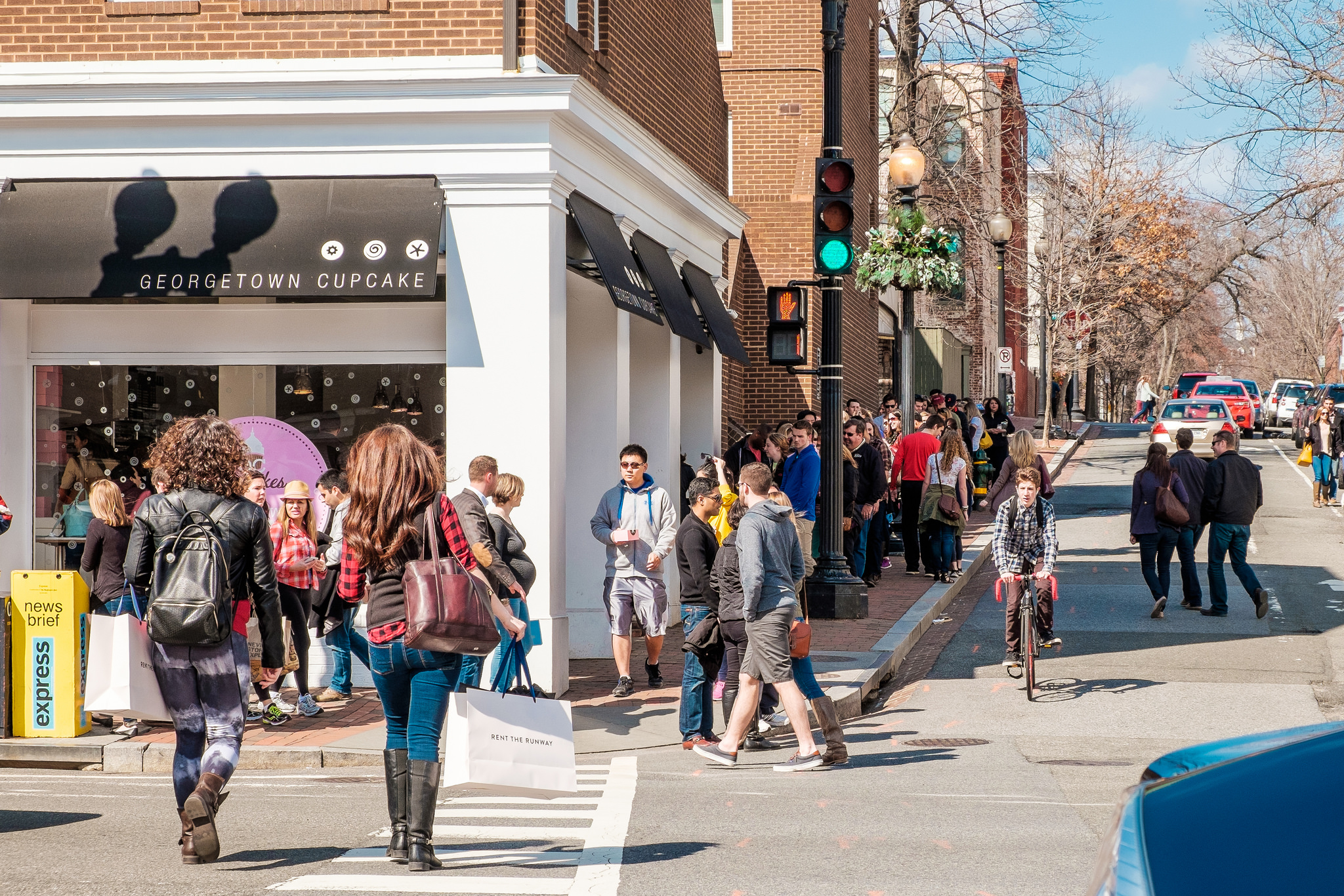 13 (tied). Georgetown in Washington, D.C.