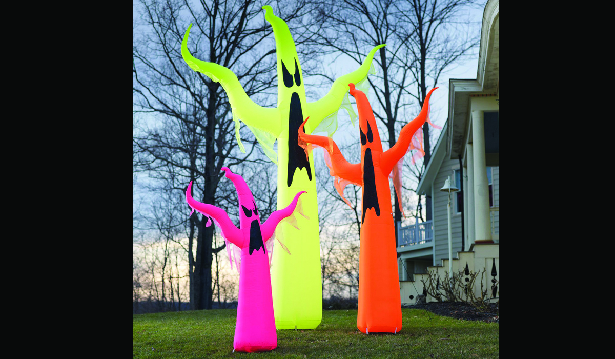 Giant Inflatable Neon Ghosts 