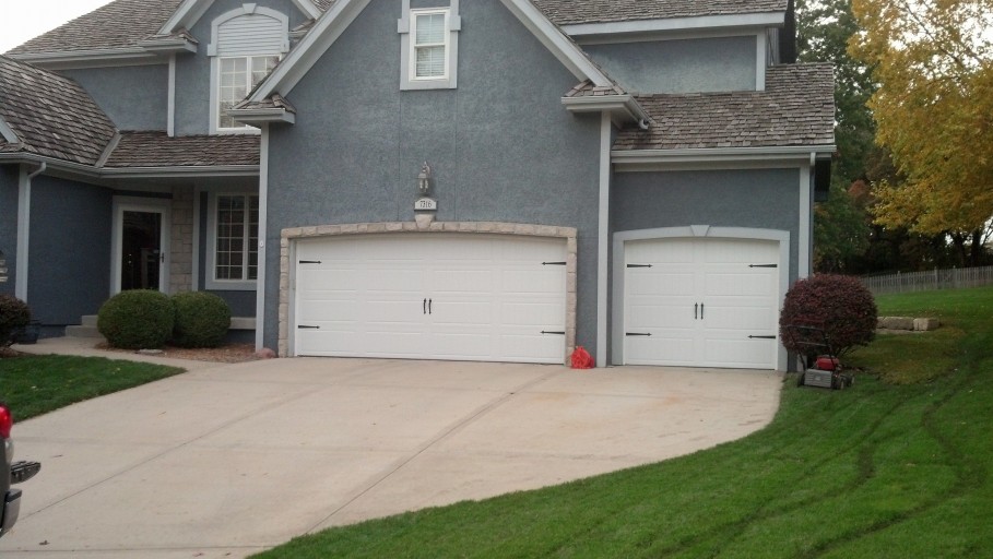 5. Garage door replacement (upscale)