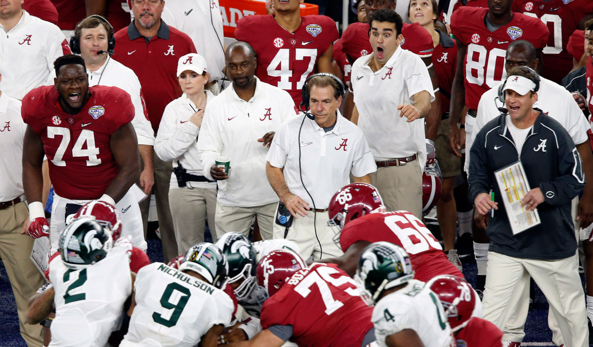 NCAA Football: Cotton Bowl-Michigan State vs Alabama