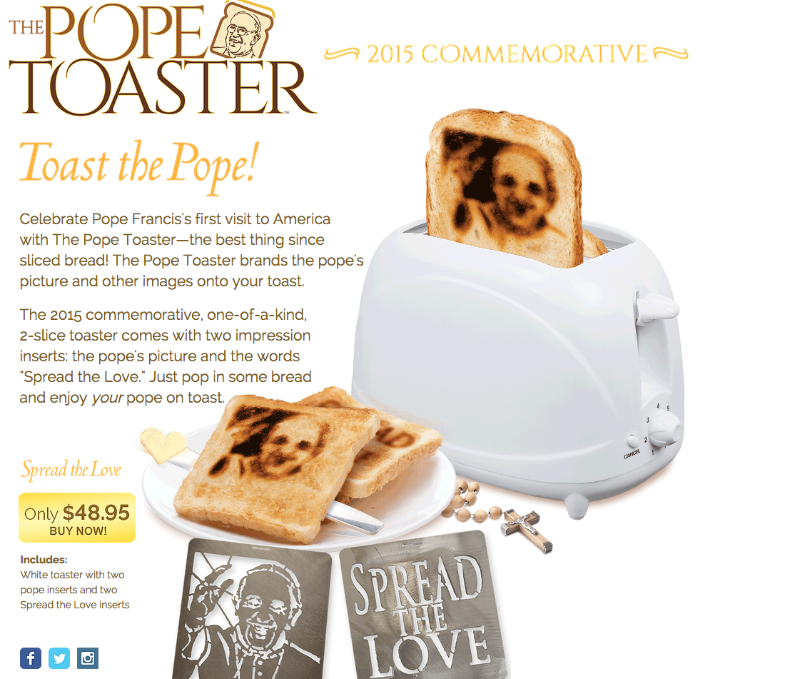 Pope Francis Toast