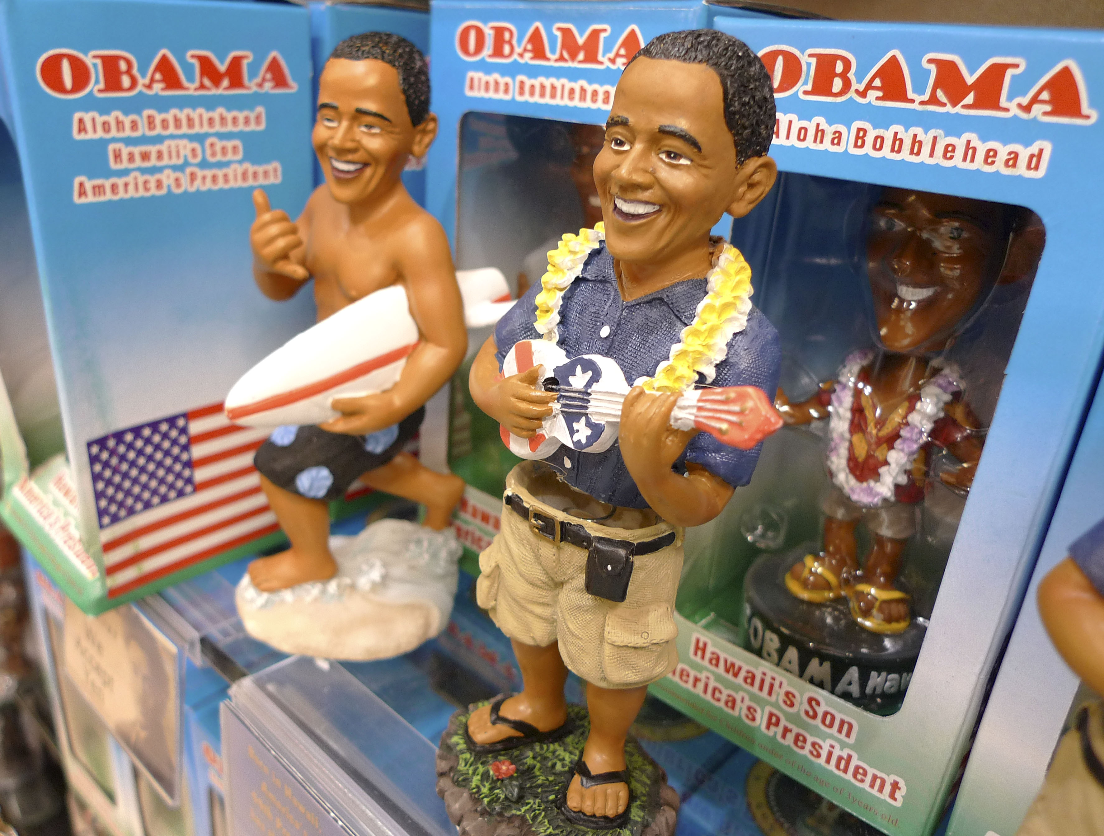 Stereotypically Hawaiian Obama