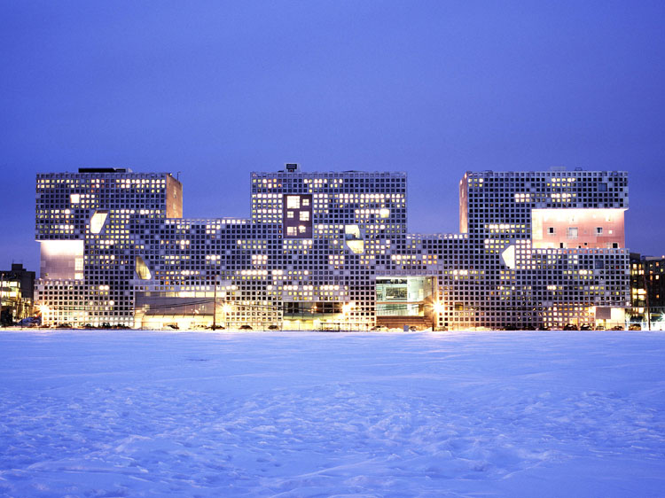 Simmons Hall at Massachusetts Institute of Technology (M.I.T.) – Cambridge, MA