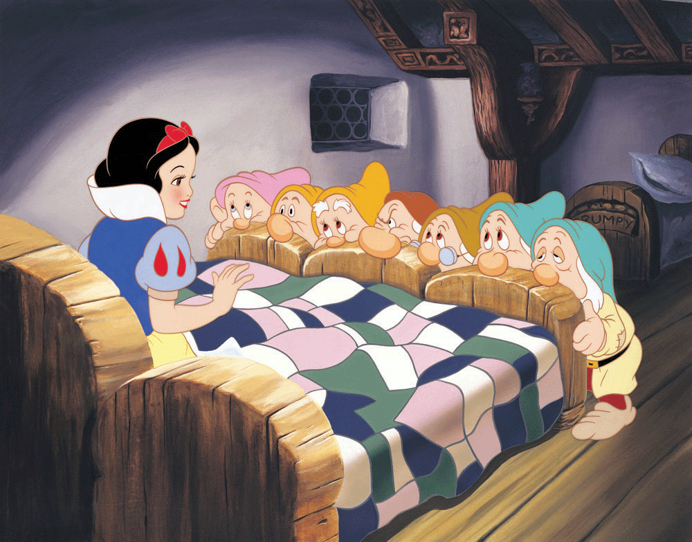 1) Snow White (Snow White and the Seven Dwarfs)