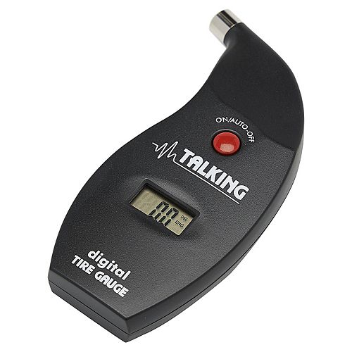 Talking Tire Gauge, $8.49