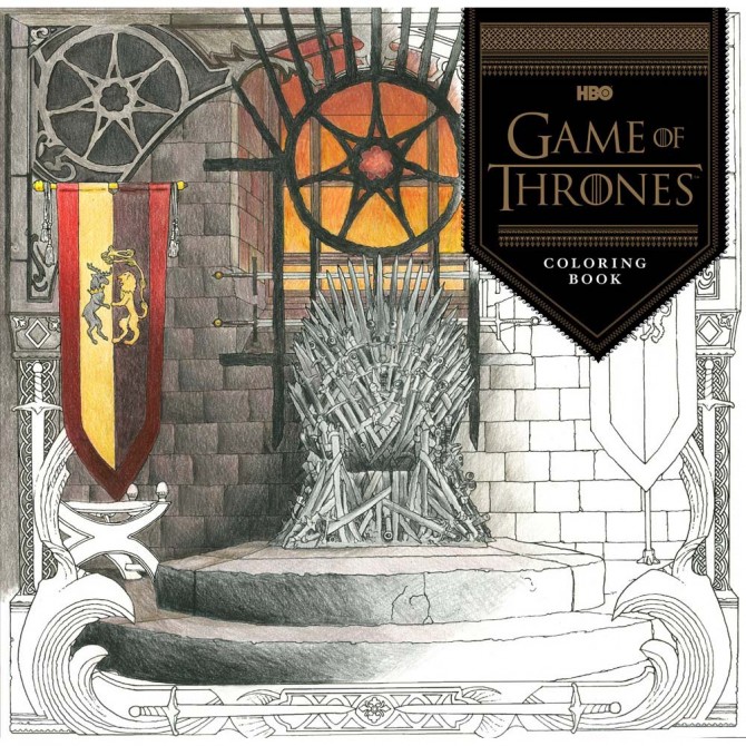 HBO’s Game of Thrones Coloring Book, $16