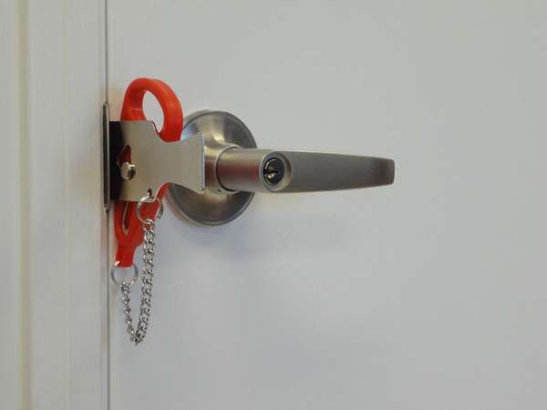 10) Portable Door Lock: $22