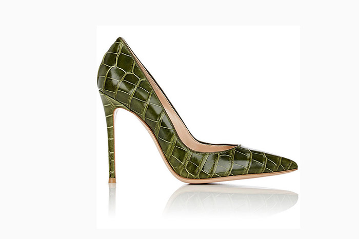 Gianvito Rossi Alligator Pumps - $6,595