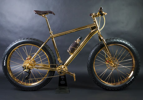 24K Gold Extreme Mountain Bike