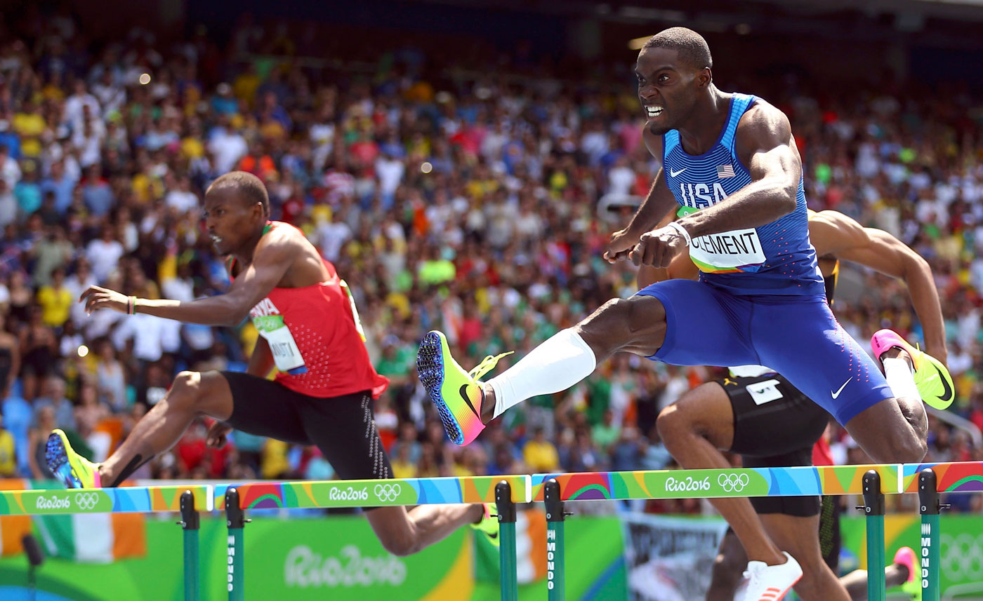 Athletics - Men's 400m Hurdles Final