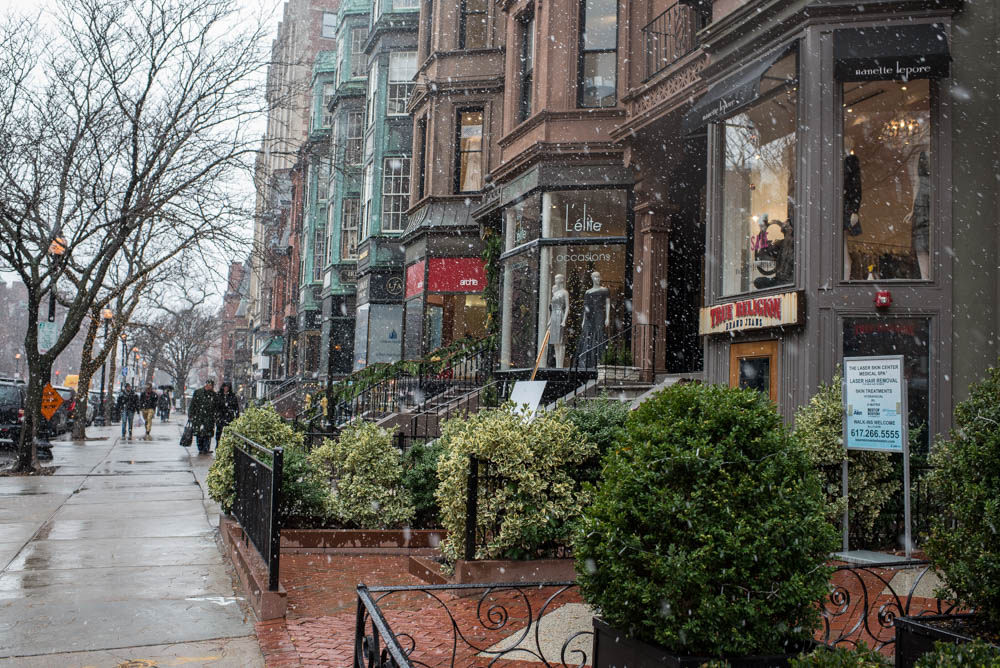 13 (tied). Newbury Street in Boston