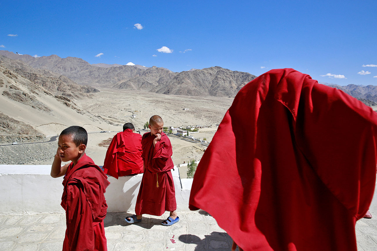 The Wider Image: Child monks in the Indian Himalayas