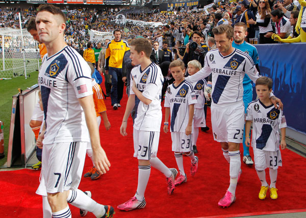 David Beckham at the MLS Cup 2012