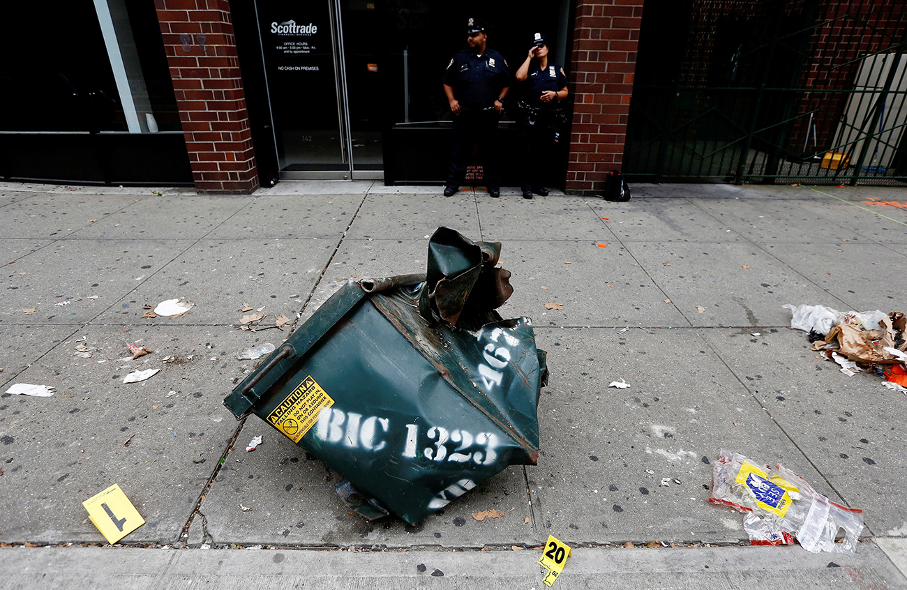 New York Governor and Mayor Tour Explosion Site in New York
