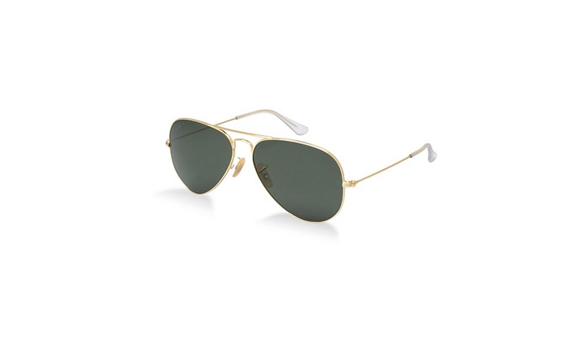 Ray-Ban Aviator Solid Gold Sunglasses- $3,200