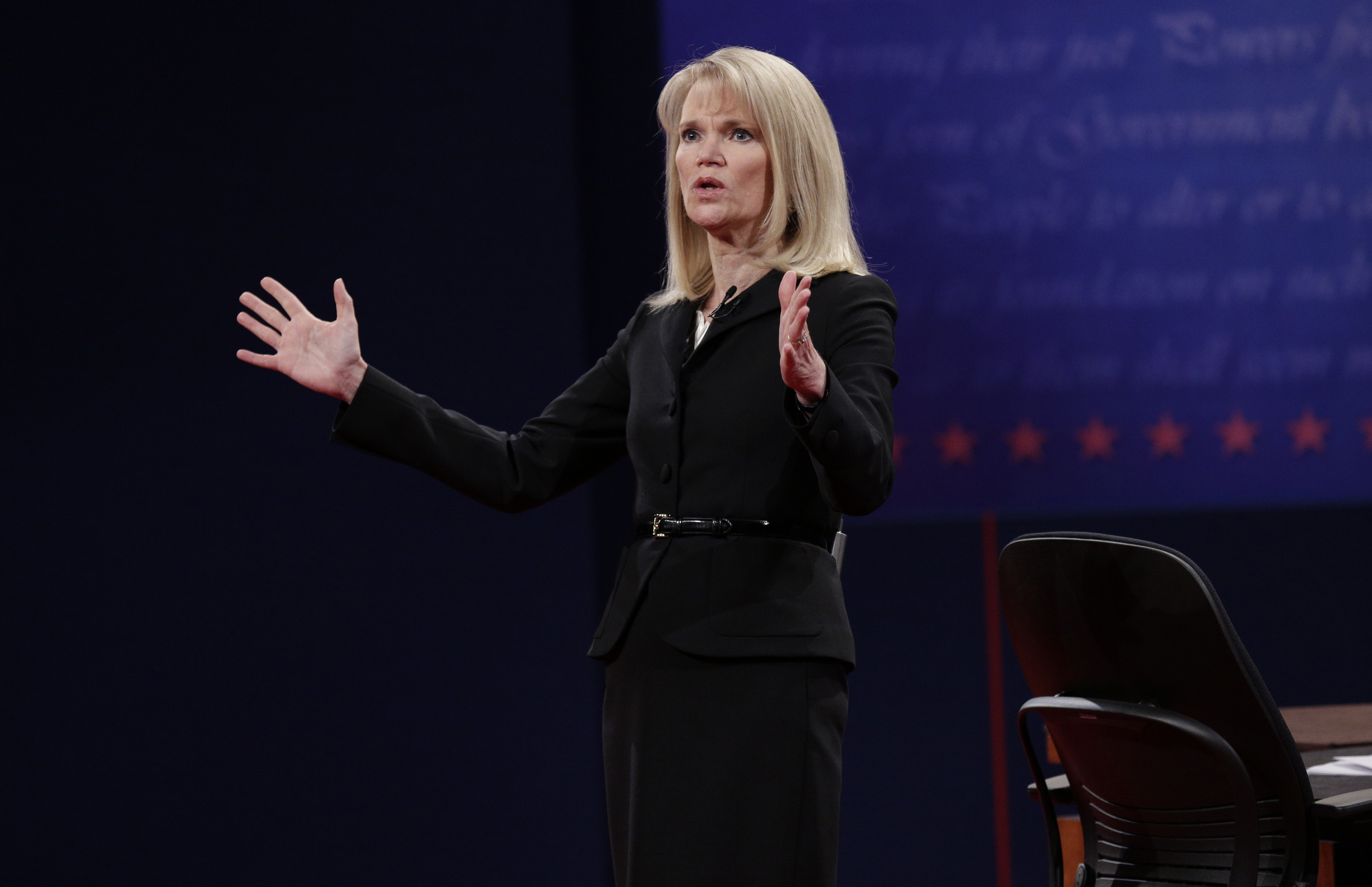 		<p>Martha Raddatz, a 20-year veteran of ABC News, covers the big beltway issues--defense, politics, and foreign affairs. Her biggest assignment last year, however, was moderating the vice presidential debate between Joe Biden and Paul Ryan. Unlike other